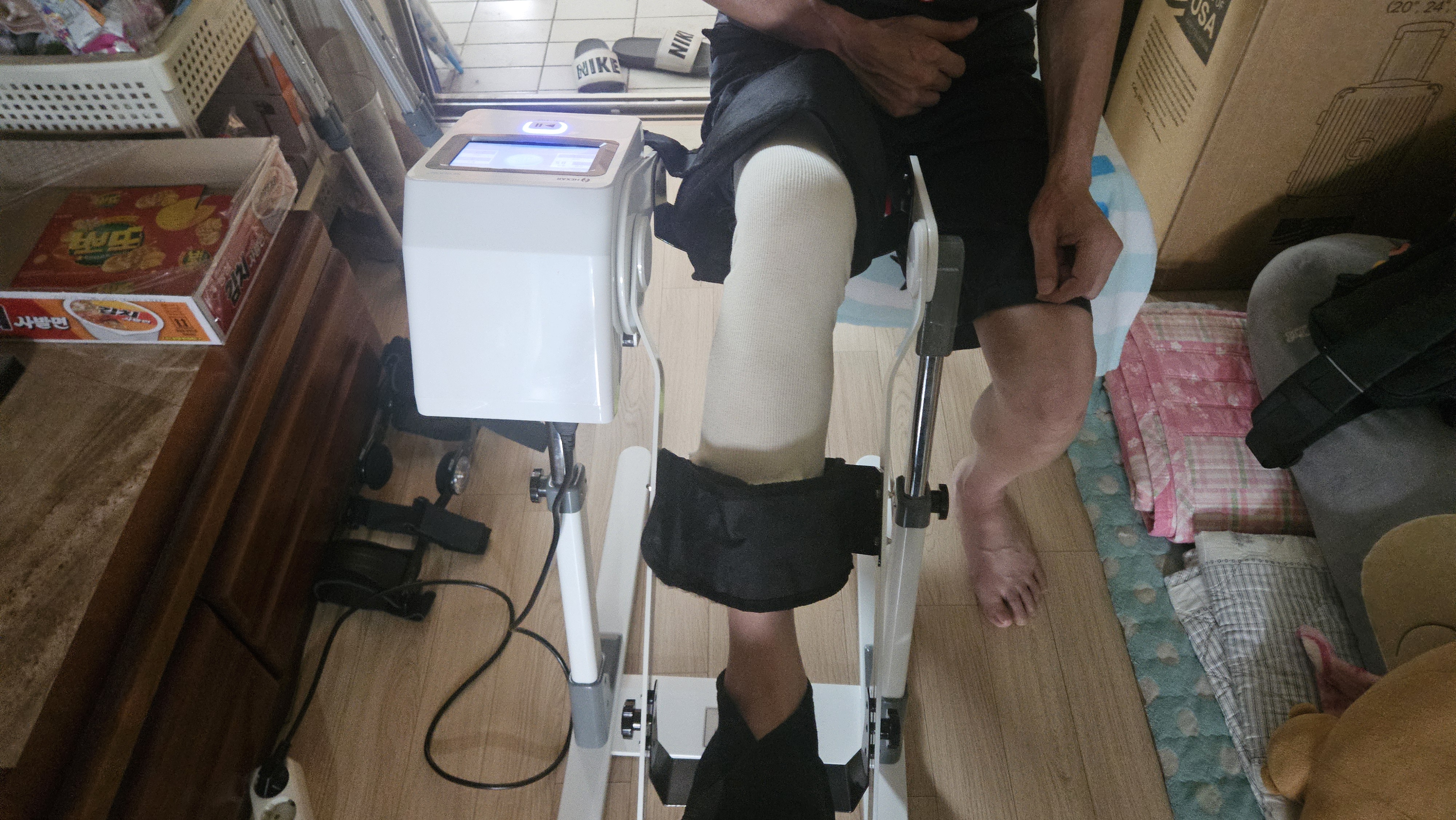 옥천 CPM대여 무릎수술 재활기기 렌탈 설치 사례